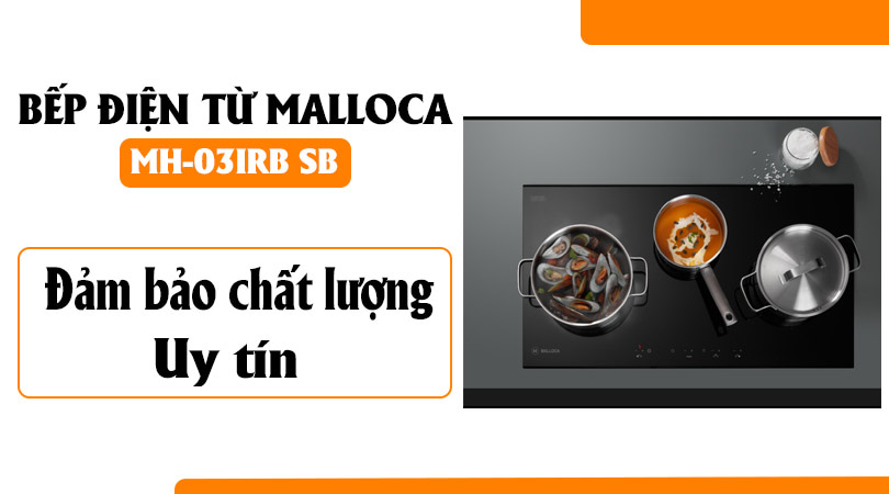 Bếp điện từ Malloca MH-03IRB SB - Đảm bảo chất lượng
